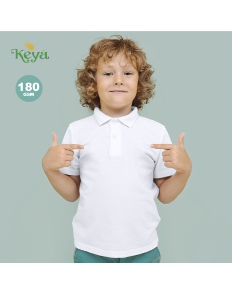 Polo Niño Blanco "keya" YPS180