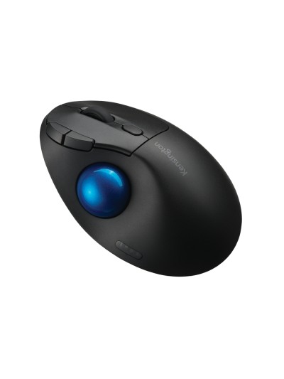 Raton kensington optico trackball tb450 pro fit ergo 1600 dpi inalambrico color negro/azul