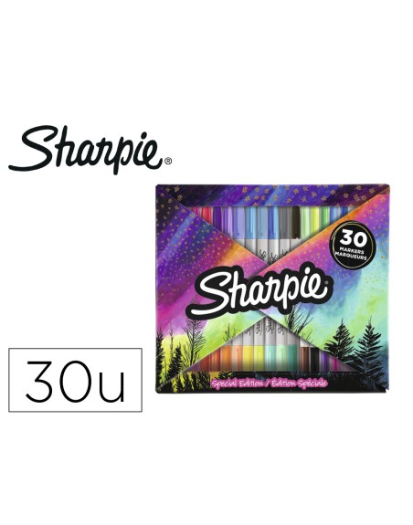Rotulador sharpie fine blister 30 uds. fold + 20 uds.fine + 10 uds. ultrafine
