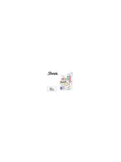 Rotulador sharpie s-note duo asst blister de 8 unidades colores surtidos