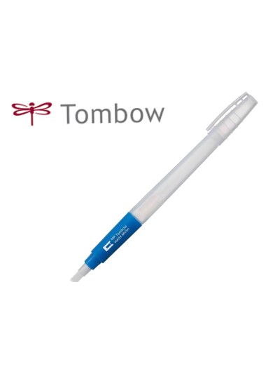 Pincel tombow water brush con deposito rellenable punta fina blister de 1 unidad