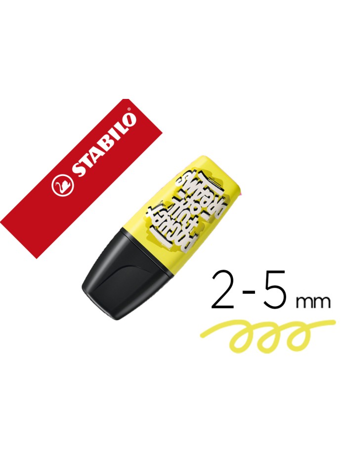 Rotulador stabilo boss mini fluorescente by snooze one amarillo Rotulador stabilo boss mini fluorescente by snooze one amarillo