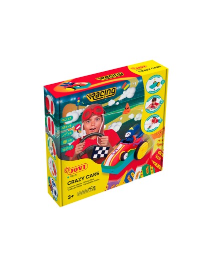 Juego jovi plastilina jovitech crazy cars fantasy kit