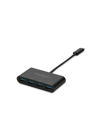 Hub kensington ch1200 usb-c de 10gbps cargador y 4 puertos usb-a 3.2