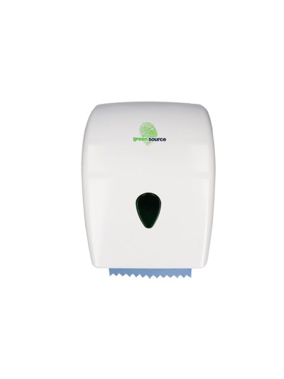 Dispensador bunzl greensource para toallas secamanos mandril 25 mm con autocorte