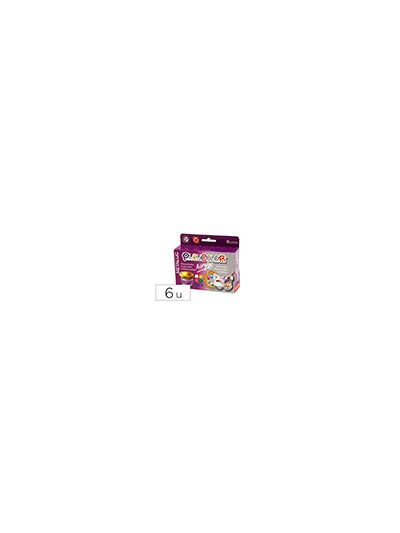 Pintura acrilica playcolor acrylic metallic 40 ml caja de 6 unidades colores surtidos