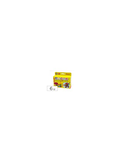 Tempera liquida playcolor liquid fluo 40 ml caja 6 unidades colores surtidos