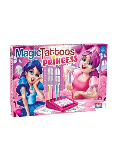 Juego de mesa falomir tatuajes magicos princesas