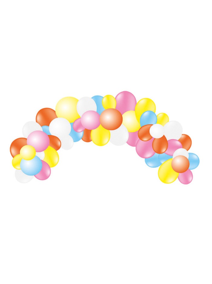 Globo 100% latex biodegradable guinarlda arco fashi 55 unidades colores pastel Globo 100% latex biodegradable guinarlda arco fashi 55 unidades colores pastel
