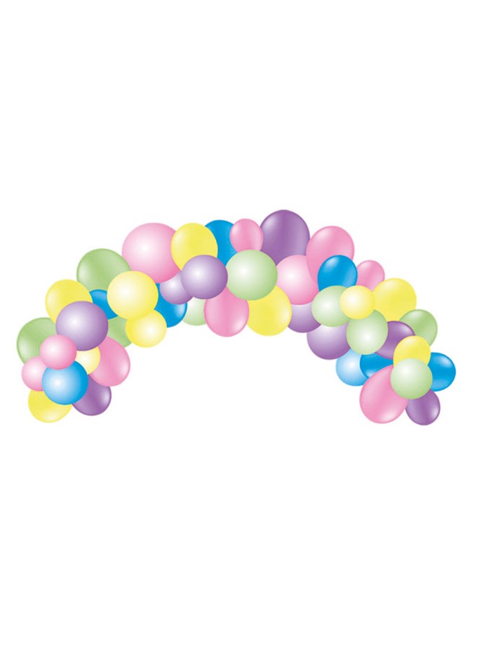 Globo 100% latex biodegradable guinarlda arco light 55 unidades colores pastel Globo 100% latex biodegradable guinarlda arco light 55 unidades colores pastel