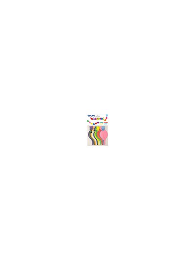 Globo 100% latex biodegradable blister de 10 unidades colores surtidos
