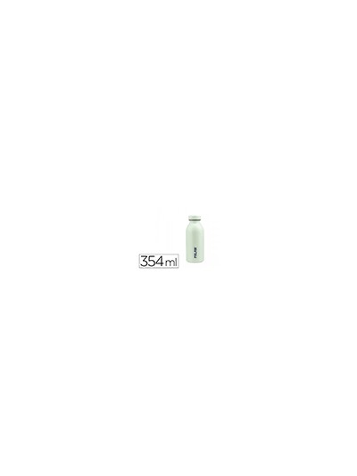 Botella portaliquidos milan acero inoxidable termo color verde 354 ml