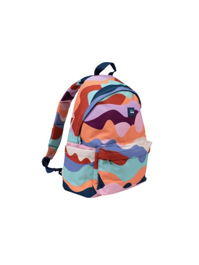 Mochila milan serir the fun urbana clasica con 2 cremalleras multicolor 150x300x440 mm