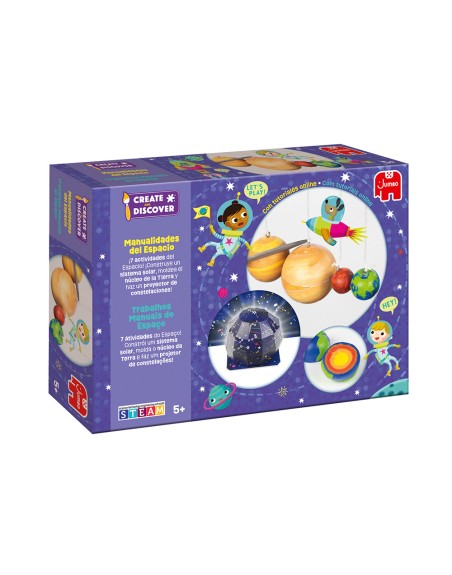 Juego jumbo educativo create & discover el espacio