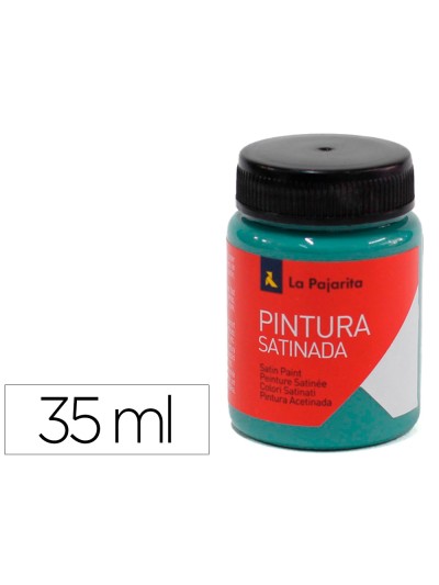 Pintura latex la pajarita satinada l-39 bote 35 ml verde jade
