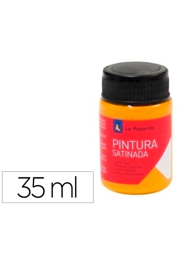 Pintura latex la pajarita satinada l-31 bote 35 ml calabaza