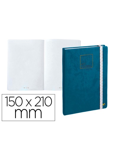 Libreta quo vadis life journal dots metodo bullet 15x21 cm 215 hojas 90 gr tapa azul oscuro