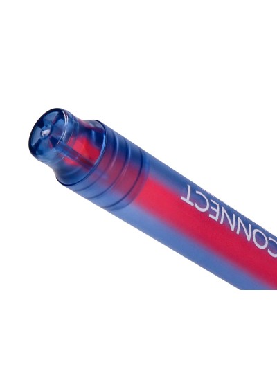 Rotulador q-connect fluorescente punta biselada fabricado pet reciclado caja de 4 unidades colores surtidos