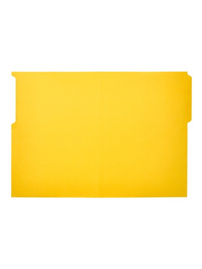 Subcarpeta cartulina liderpapel folio pestaña superior 240g/m2 amarillo