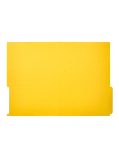 Subcarpeta cartulina liderpapel a4 pestaña inferior 240g/m2 color amarillo