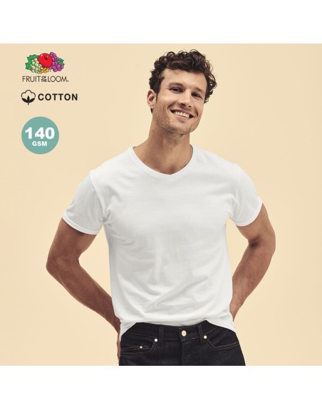 Camiseta Adulto Blanca Iconic V-Neck