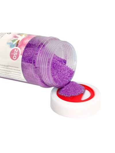 Purpurina liderpapel fantasia color metalico violeta pastel bote de 250 gr