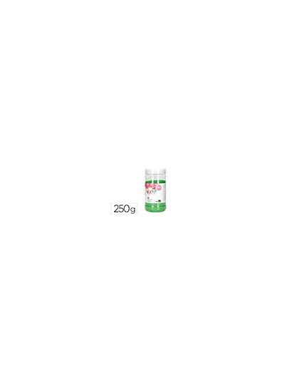 Purpurina liderpapel fantasia color metalico verde pastel bote de 250 gr