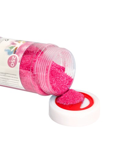 Purpurina liderpapel fantasia color metalico rosa pastel bote de 250 gr