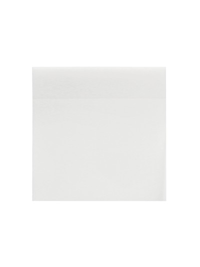 Bloc de notas adhesivas quita y pon q-connect 76x76 mm removible plastico translucido blanco 50 hojas