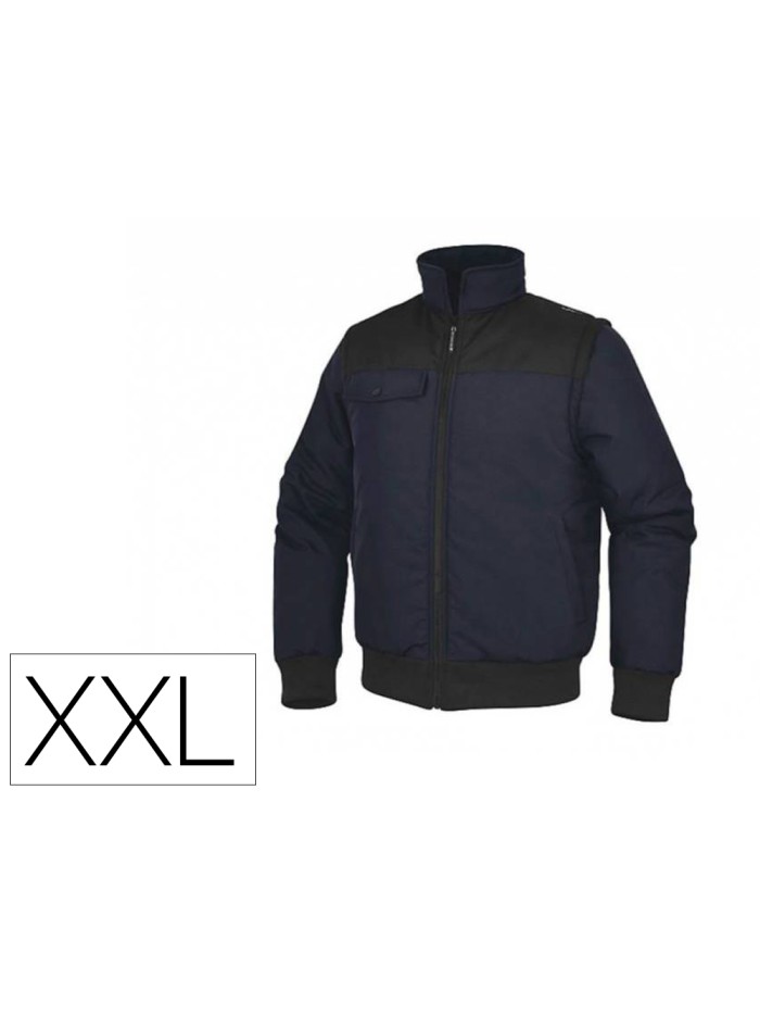 Chaleco deltaplus multibolsillos con cremallera y mangas desmontables 80% poliester 20% algodon talla Chaleco deltaplus multibolsillos con cremallera y mangas desmontables 80% poliester 20% algodon talla