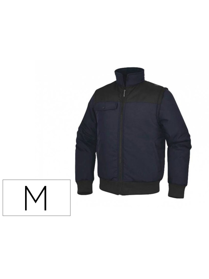 Chaleco deltaplus multibolsillos con cremallera y mangas desmontables 80% poliester 20% algodon talla m Chaleco deltaplus multibolsillos con cremallera y mangas desmontables 80% poliester 20% algodon talla m