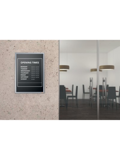Marco porta anuncios nobo impression pro din a3 marco de clip aluminio 320x17x445 mm