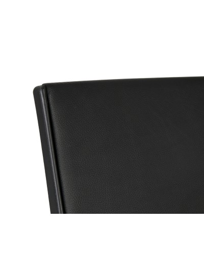 Silla giratoria q-connect respaldo medio de similpiel regulable en altura 980+100x630x625 mm color negro