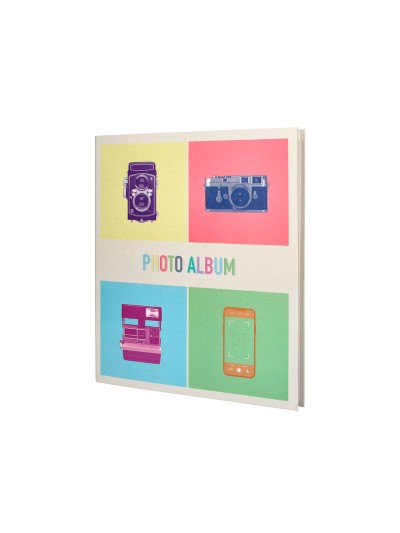 Album de fotos liderpapel anillas con 20 hojas autoadhesivas