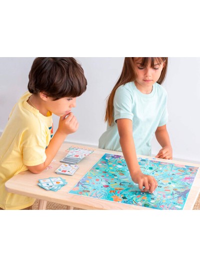 Juego apli didactico observacion salvar el oceano