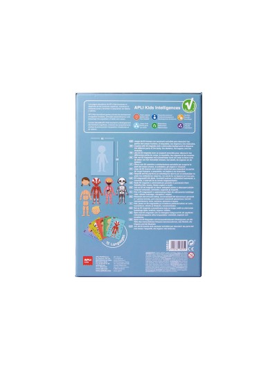 Juego apli didactico magnetico el cuerpo humano