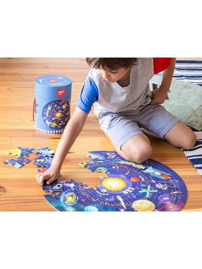 Puzle apli circular sistema solar 48 piezas