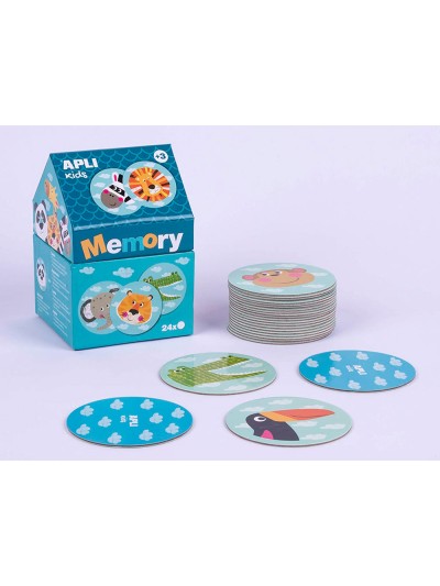 Juego apli didactico memory casita safari