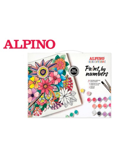 Set de pintura alpino color experience pinta por numeros