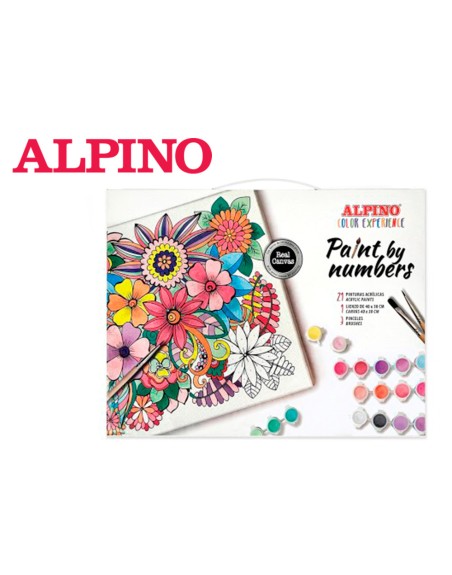 Set de pintura alpino color experience pinta por numeros