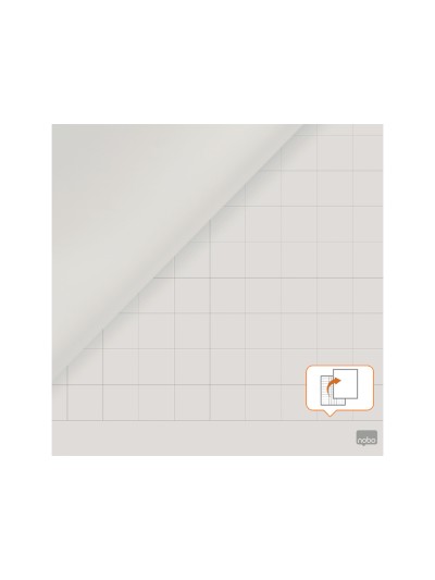 Bloc congreso nobo papel reciclado cuadriculado/liso 580x810 mm 50 hojas 70 g/m2 pack de 2 unidades