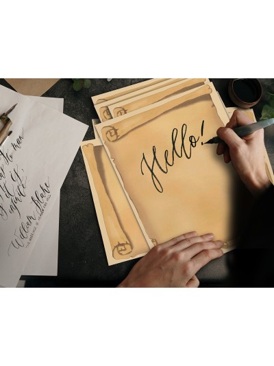 Papel pergamino liderpapel din a4 diploma 180 gr paquete de 50 hojas