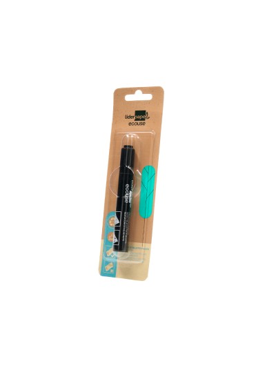 Rotulador liderpapel ecouse detector de billetes falsos cuerpo plastico 100% reciclado en blister