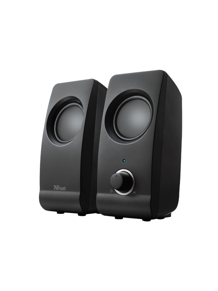Altavoces trust remo 2.0 potencia maxima 16 w control volumen conexion usb 2.0 jack 3.5 mm color negro Altavoces trust remo 2.0 potencia maxima 16 w control volumen conexion usb 2.0 jack 3.5 mm color negro