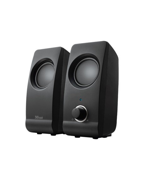 Altavoces trust remo 2.0 potencia maxima 16 w control volumen conexion usb 2.0 jack 3.5 mm color negro