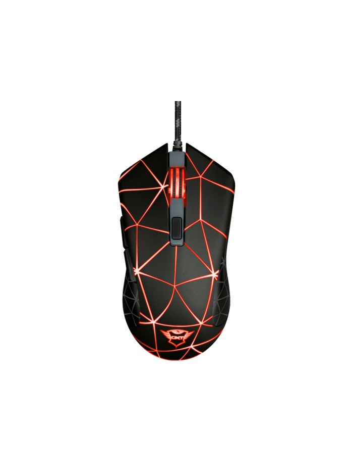 Raton trust gxt133 locx gaming optico luces led 800-4000 ppp 6 botones usb 2.0 cable 1,80 m color negro Raton trust gxt133 locx gaming optico luces led 800-4000 ppp 6 botones usb 2.0 cable 1,80 m color negro