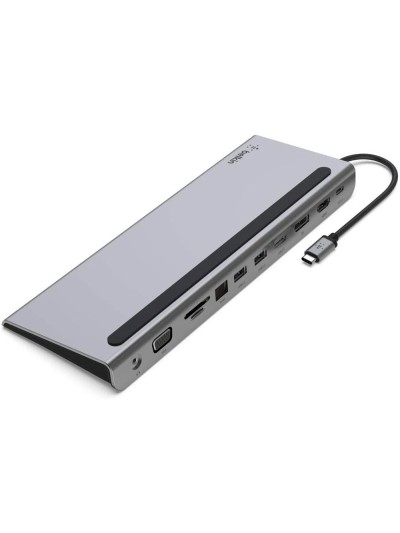 Hub belkin inc004btsgy multipuerto usb-c / hdmi / vga / usb-a / usb-c / ethernet / jack 3,5 mm color