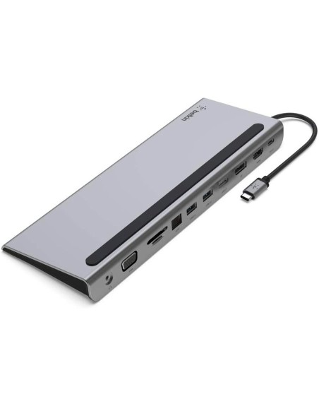 Hub belkin inc004btsgy multipuerto usb-c / hdmi / vga / usb-a / usb-c / ethernet / jack 3,5 mm color