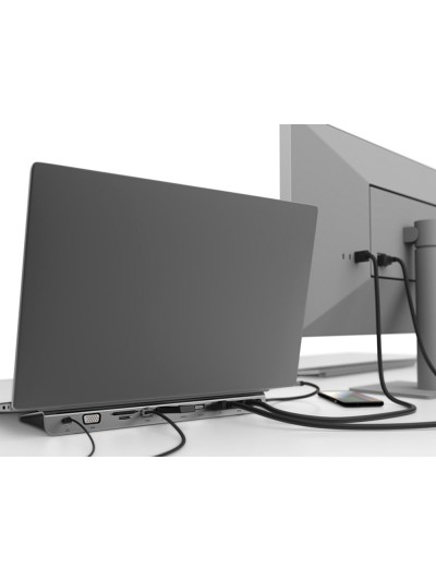 Hub belkin inc004btsgy multipuerto usb-c / hdmi / vga / usb-a / usb-c / ethernet / jack 3,5 mm color