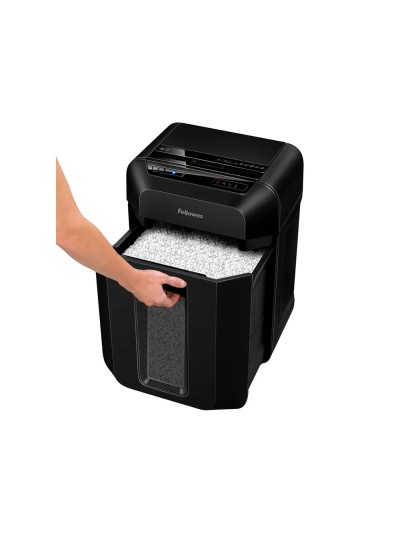 Destructora de documentos fellowes automax 80m mini corte capacidad de corte 80 hojas destruye grapas clips y